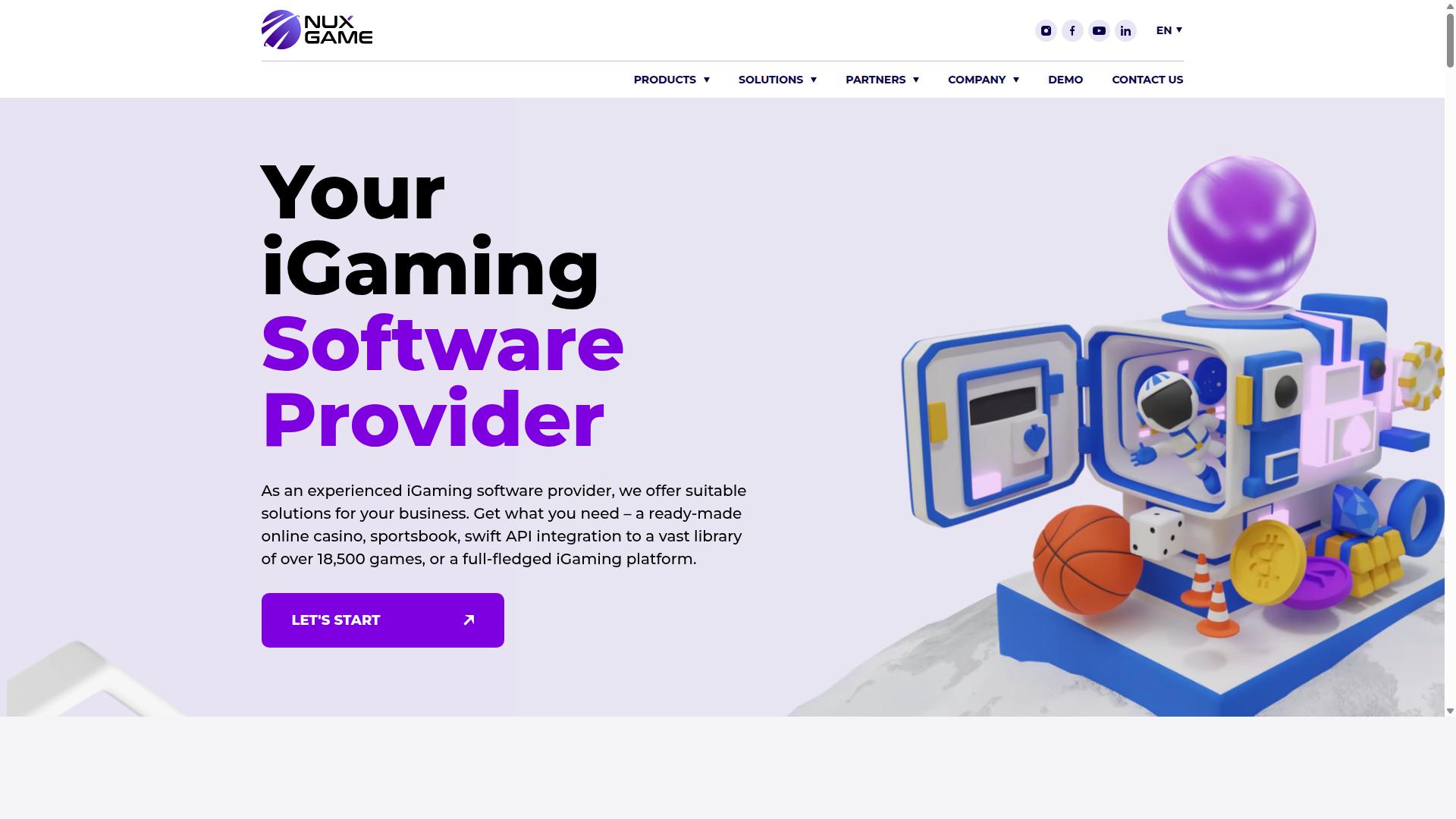 NuxGame website